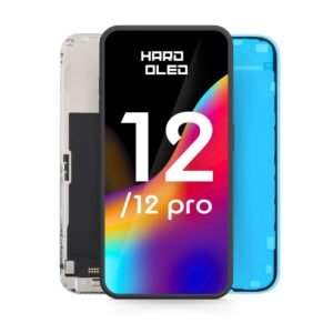 Apple iPhone 12/iPhone 12 Pro LCD Display + Touchscreen - Hard Oled - Black