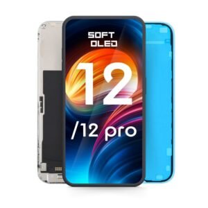 Apple iPhone 12/iPhone 12 Pro LCD Display + Touchscreen - Repart - Soft OLED - Black