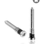 Apple iPhone 13/iPhone 13 Mini/iPhone 13 Pro/iPhone 13 Pro Max/iPhone 14/iPhone 14 Plus/iPhone 14 Pro/iPhone 14 Pro Max Bottom Screws - 10 pcs - Silver