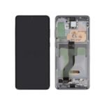 Samsung G985F Galaxy S20 Plus/G986F Galaxy S20 Plus 5G LCD Display + Touchscreen + Frame - GH82-31441E/GH82-31442E/GH82-31444E/GH82-31445E - (No Camera) - Grey