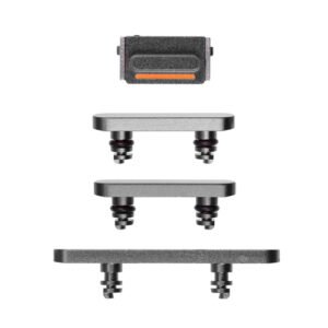 Apple iPhone 12 Side Plugs Set - Black