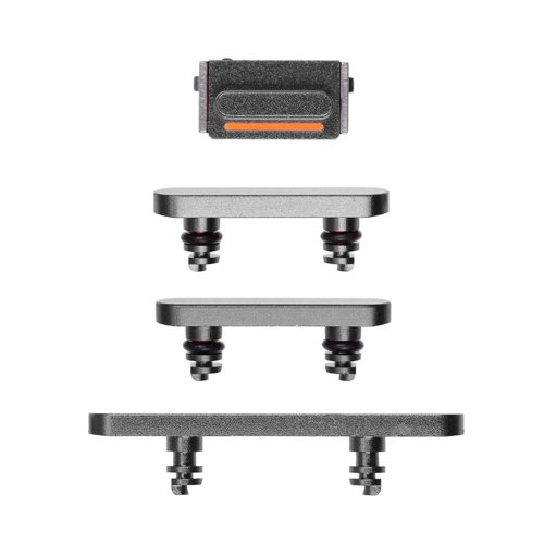 Apple iPhone 12 Side Plugs Set - Black