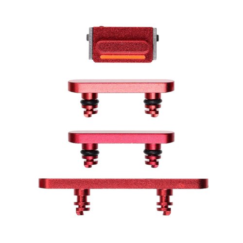 Apple iPhone 12 Side Plugs Set - Red