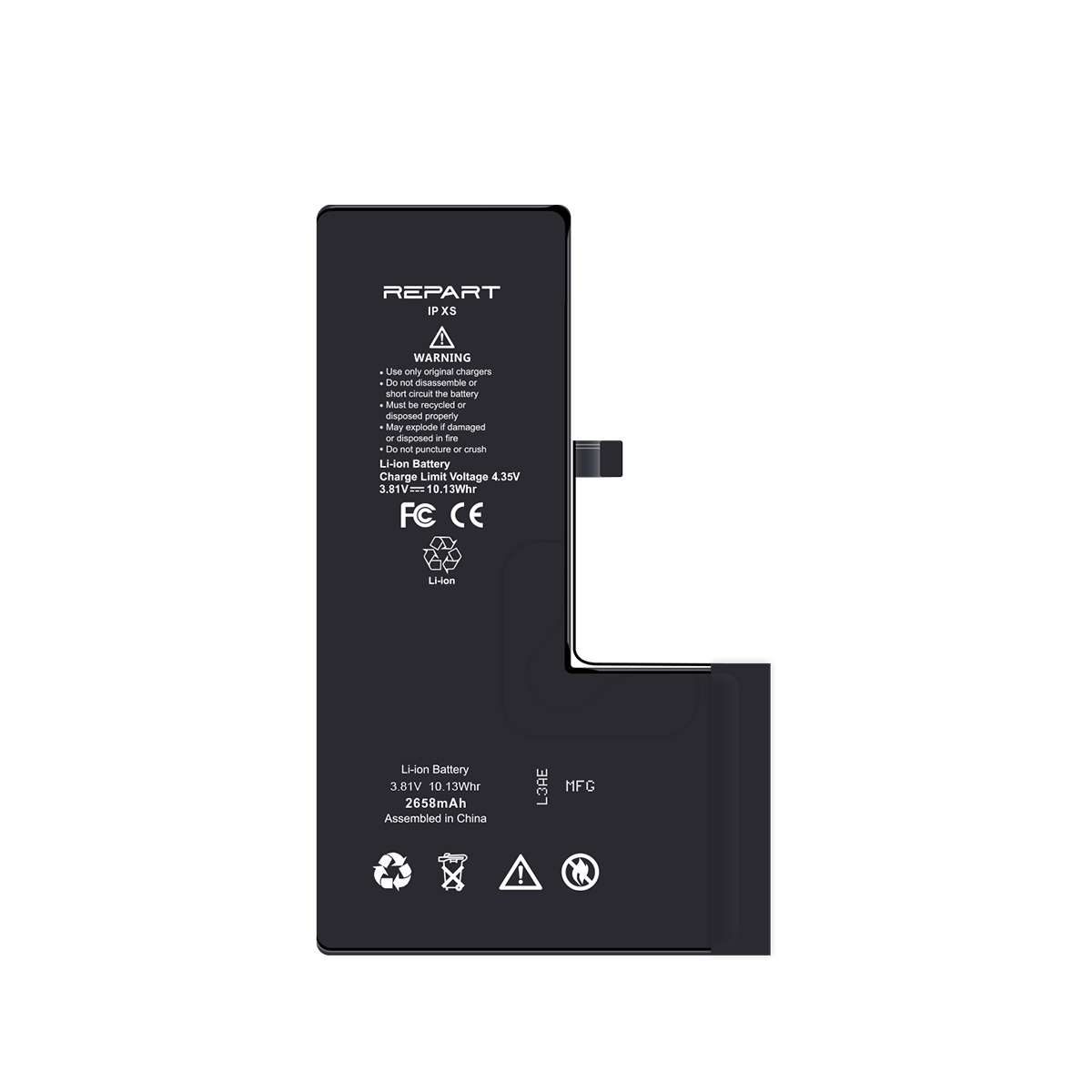Apple iPhone XS Battery - Repart - 2658 mAh