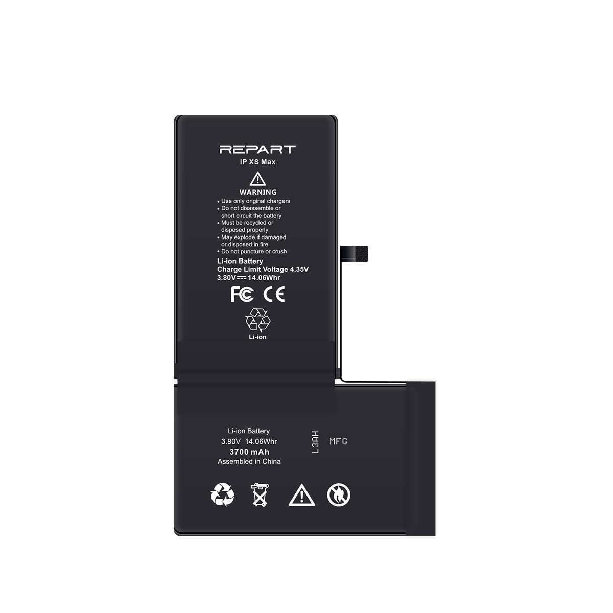 Apple iPhone XR Battery - Repart - High Capacity - 3550 mAh
