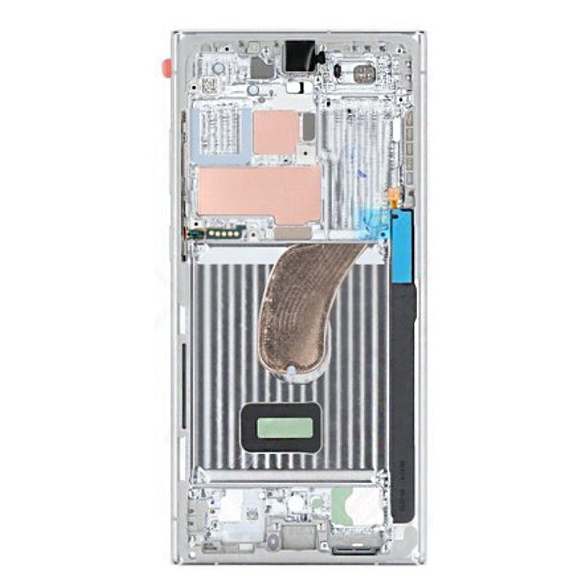 Samsung SM-S918B Galaxy S23 Ultra LCD Frame - GH96-15833G - Sky Blue/Lime – Bild 2