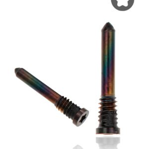 Apple iPhone 13/iPhone 13 Mini/iPhone 13 Pro/iPhone 13 Pro Max/iPhone 14/iPhone 14 Plus/iPhone 14 Pro/iPhone 14 Pro Max Bottom Screws - 10 pcs - Graphite