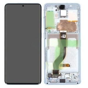 Samsung G985F Galaxy S20 Plus/G986F Galaxy S20 Plus 5G LCD Display + Touchscreen + Frame GH82-22134D;GH82-22145D Cosmic Blue