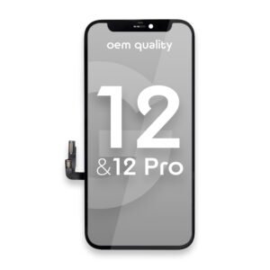 Apple iPhone 12 / iPhone 12 Pro LCD Display + Touchscreen - OEM Quality - Black