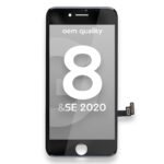 Apple iPhone 8/iPhone SE (2020)/iPhone SE (2022) LCD Display + Touchscreen - OEM Quality - Black