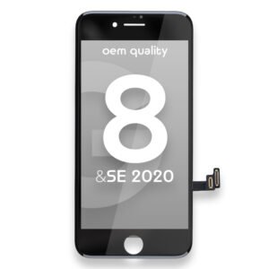 Apple iPhone 8/iPhone SE (2020)/iPhone SE (2022) LCD Display + Touchscreen - OEM Quality - Black