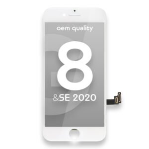 Apple iPhone 8/iPhone SE (2020)/iPhone SE (2022) LCD Display + Touchscreen - OEM Quality - White