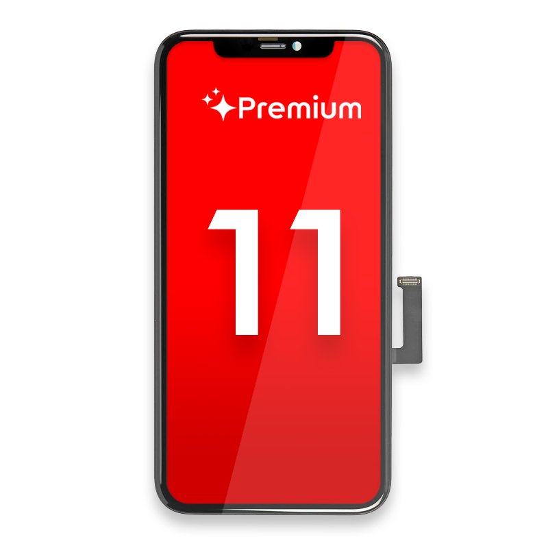 Apple iPhone 11 LCD Display + Touchscreen - Premium Quality - Black