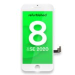 Apple iPhone 8/iPhone SE (2020)/iPhone SE (2022) LCD Display + Touchscreen - Refurbished Quality - White