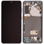 Samsung SM-G991B Galaxy S21 LCD Display + Touchscreen + Frame - GH82-27255A/GH82-27256A/GH82-27257A - (No Camera/Battery) - Grey