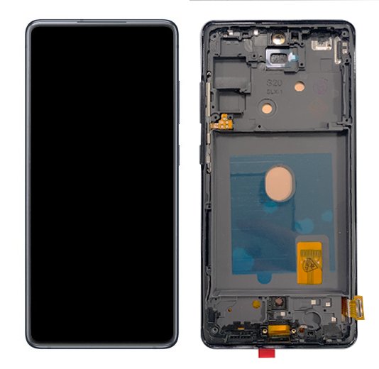 Samsung SM-G780F Galaxy S20 Fan Edition 4G/SM-G781B Galaxy S20 Fan Edition 5G LCD Display + Touchscreen + Frame - OLED - Blue