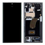 Samsung SM-S918B Galaxy S23 Ultra LCD Display + Touchscreen + Frame - GH82-30466A-SA/GH82-30465A-SA - (Self-Assembled) - Black