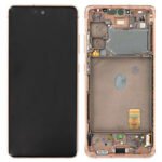 Samsung SM-G780F Galaxy S20 Fan Edition 4G/SM-G781B Galaxy S20 Fan Edition 5G LCD Display + Touchscreen + Frame - GH82-24220F/GH82-24219F/GH82-24214F/GH82-24215F/GH82-29056F/GH82-31320F/GH82-31321F/GH82-29057F/GH82-31328F/GH82-31329F - Orange