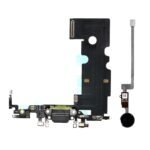 Apple iPhone 8/iPhone SE (2020) Charge Connector Flex Cable With Home Button Return Solution Black