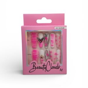 Handgemachte Press-On Nails Komplett-Set