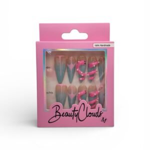 Handgemachte Press-On Nails Komplett-Set