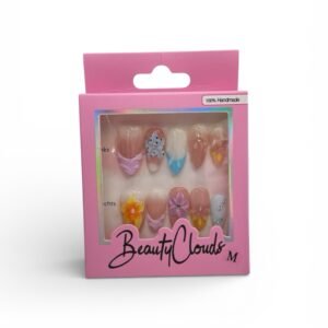 Handgemachte Press-On Nails Komplett-Set