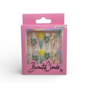 Handgemachte Press-On Nails Komplett-Set