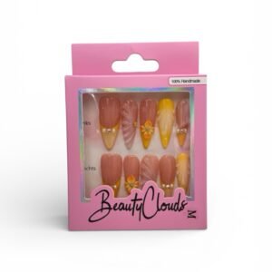 Handgemachte Press-On Nails Komplett-Set