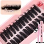 Lash Clusters Set Komplett mit Kleber & Pinzette
