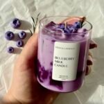 Handgemachte Blueberry Milk Duftkerze