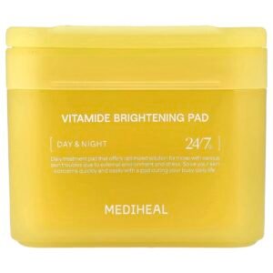 MEDIHEAL Vitamide Brightening Pad, Day & Night, 100 Pads (180 ml)
