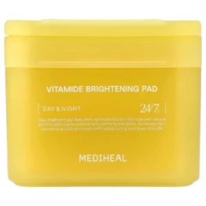 MEDIHEAL Vitamide Brightening Pad, Day & Night, 100 Pads (180 ml)