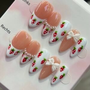 Handgemachte Press-On Nails Komplett Set