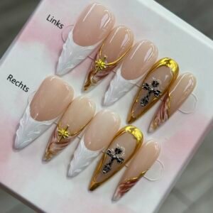 Handgemachte Press-On Nails Komplett Set