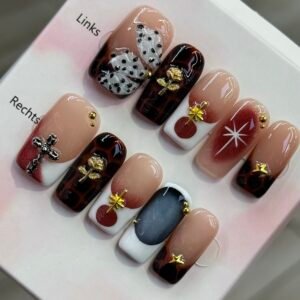 Handgemachte Press-On Nails Komplett Set