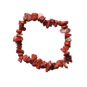 Roter Jaspis Splitterarmband – Erdung, Mut & Stabilität