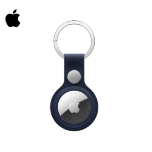 Apple AirTag Schlüsselanhänger aus Feingewebe Tiefblau