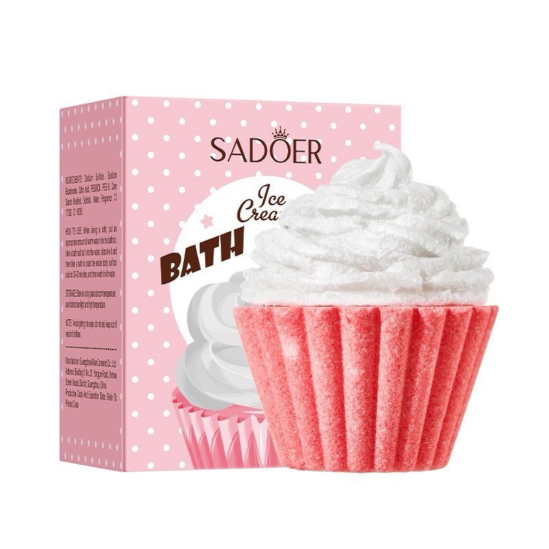 Cupcake Badebombe Strawberry