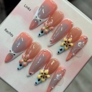 Handgemachte Press On Nails Komplett Set