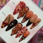 Handgemachte Press On Nails Komplett Set