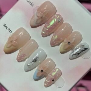 Handgemachte Press On Nails Komplett Set