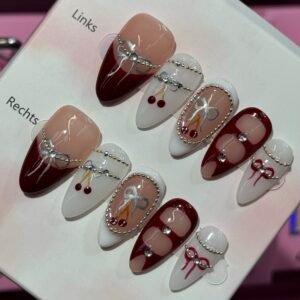 Handgemachte Press On Nails Komplett Set