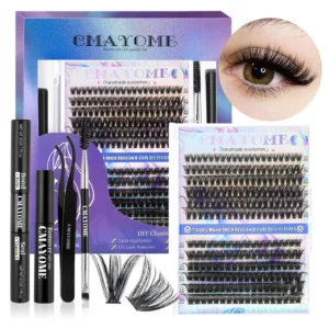 DIY Cluster Lashes Set Russian Volume D Curl