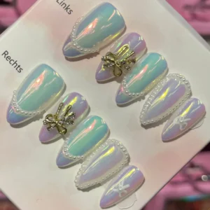 Handgemachte Press On Nails Komplett Set