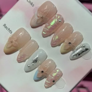 Handgemachte Press On Nails Komplett Set