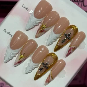 Handgemachte Press On Nails Komplett Set