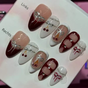 Handgemachte Press On Nails Komplett Set