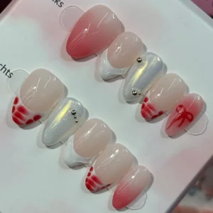 Handgemachte Press On Nails Komplett Set