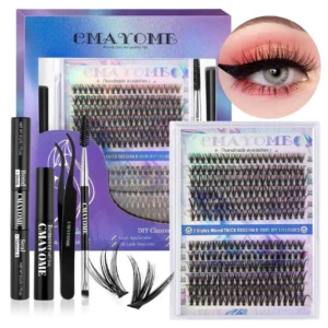DIY Cluster Lashes Set Russian Volume Mix für Extra Volumen