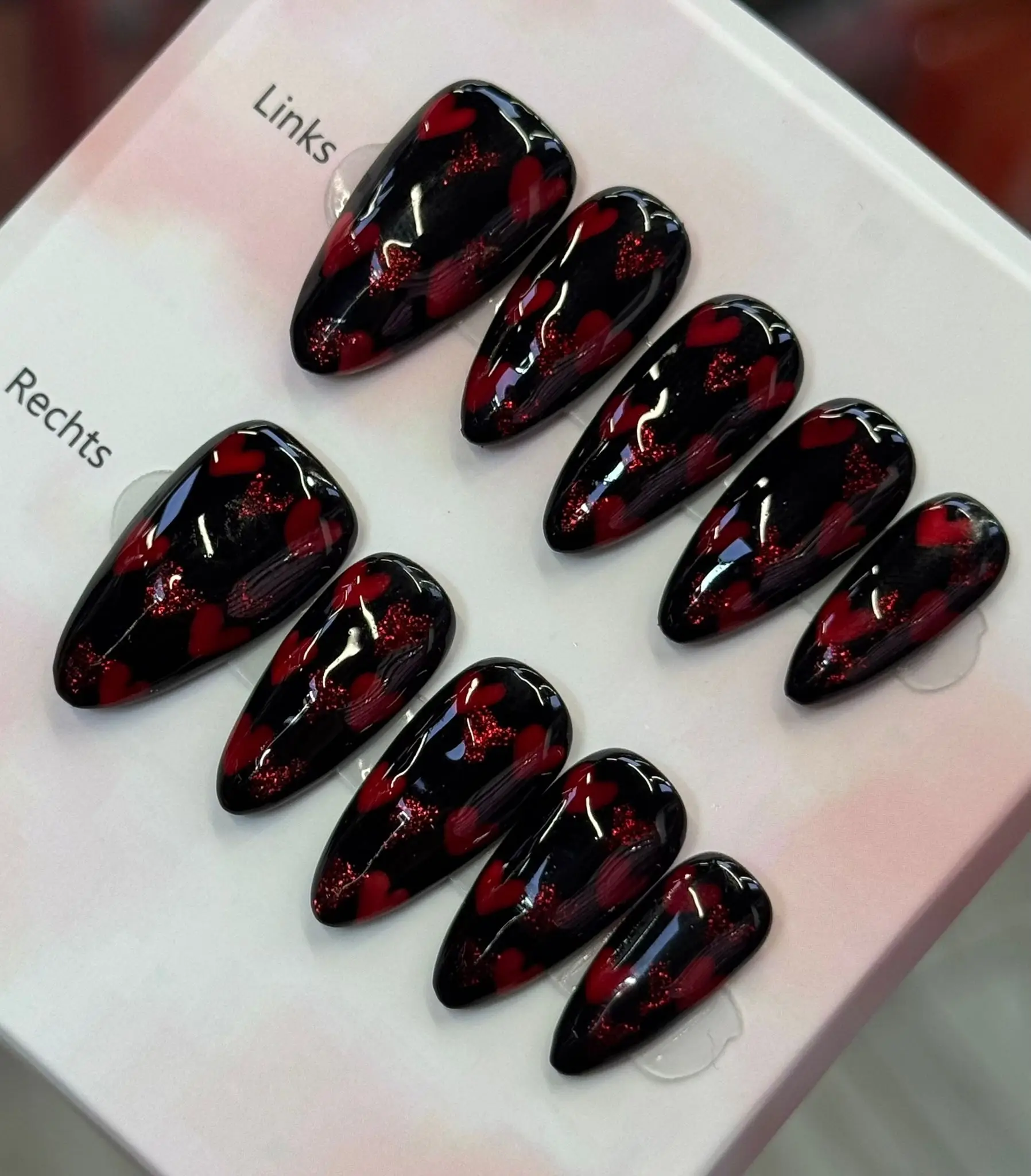 Handgemachte Press On Nails Komplett Set